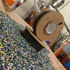 Spool of 3DQF Re-Worked PLA 1.75mm UK-Made Filament