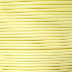 Spool of 3DQF Pastel Lemon PLA 1.75mm UK-Made Filament