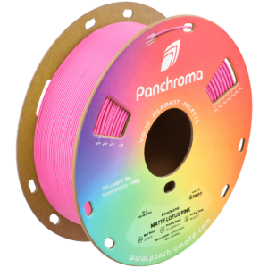 Spool of Polymaker Panchroma™ PLA Matte Lotus Pink 3D printer filament