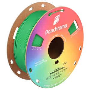 Spool of Polymaker Panchroma™ PLA Matte Forest Green 3D printer filament