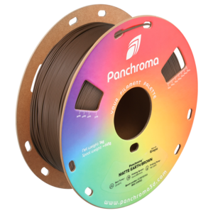 Spool of Polymaker Panchroma™ PLA Matte Earth Brown 3D printer filament