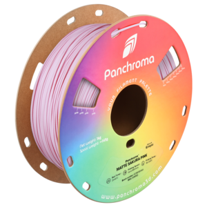 Spool of Polymaker Panchroma™ PLA Matte Sakura Pink 3D printer filament