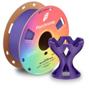 Spool of Polymaker Panchroma™ PLA Matte Electric Indigo 3D printer filament