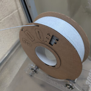 3DQF Light Stone Effect PLA filament on a cardboard spool