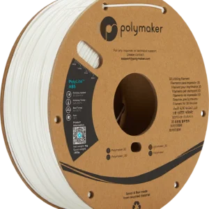 Polymaker PolyLite™ ABS White - 1.75mm - 1kg