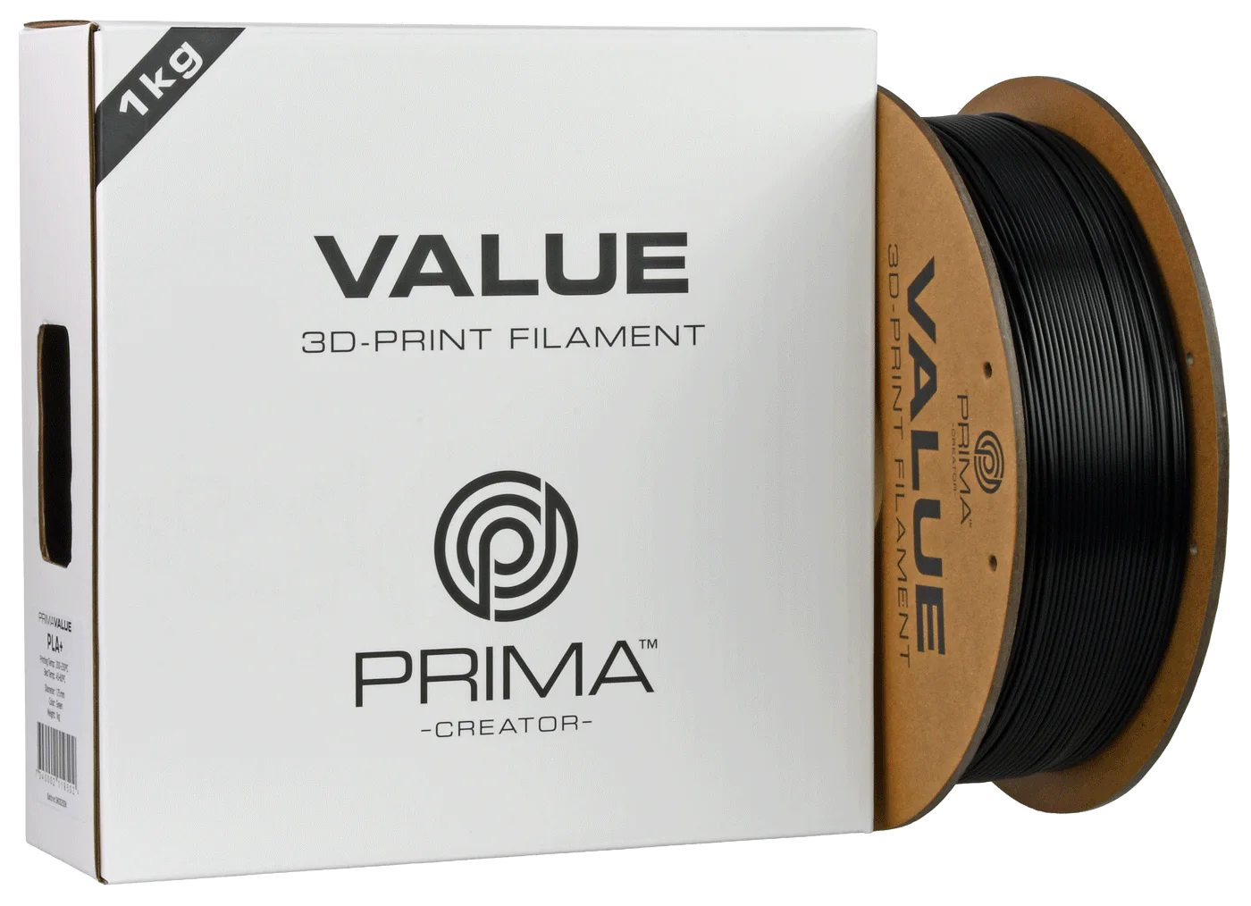 Additional view of PrimaValue PLA+ - Black - 1.75mm - 1kg