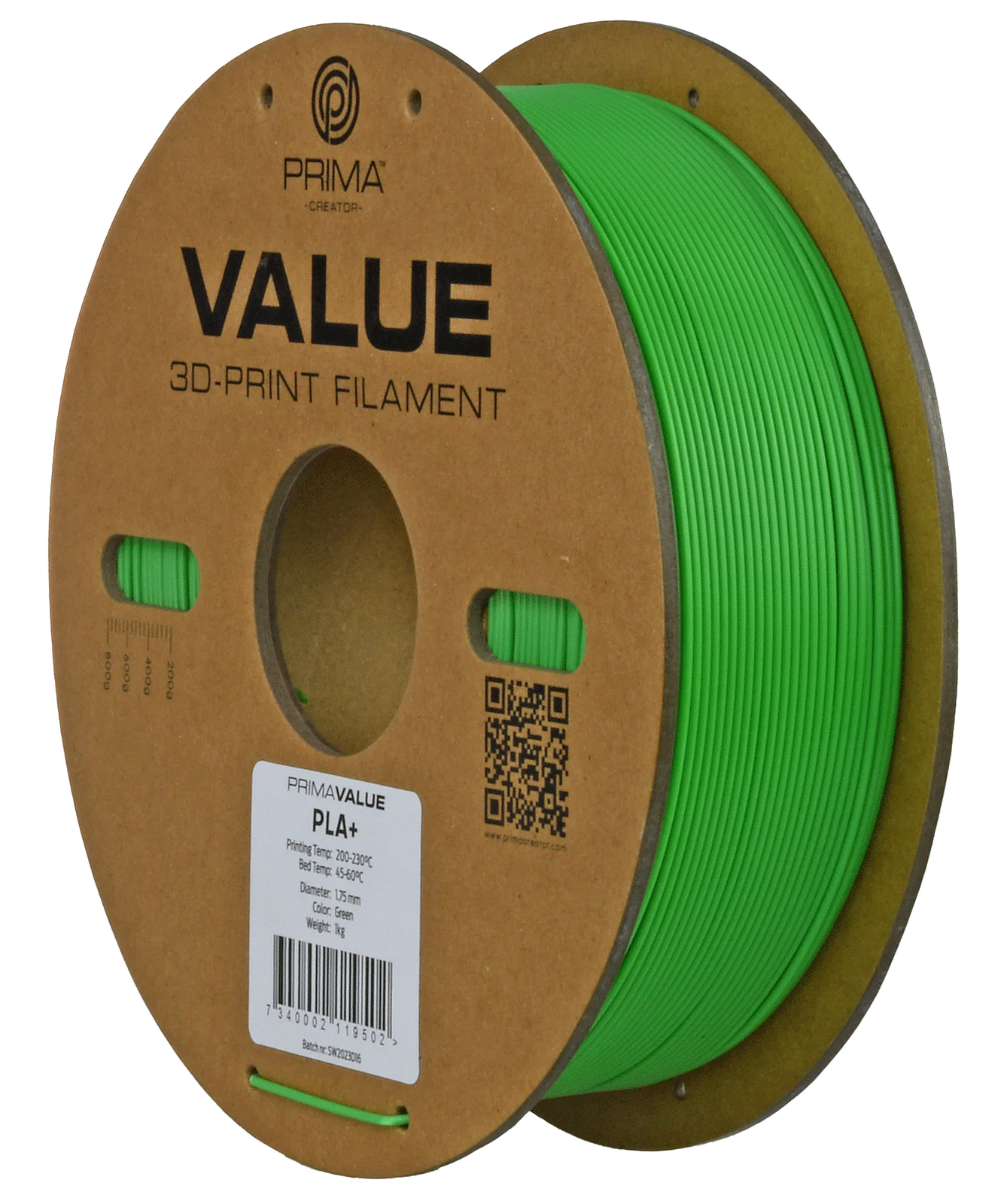 Additional view of PrimaValue PLA+ - Green - 1.75mm - 1kg