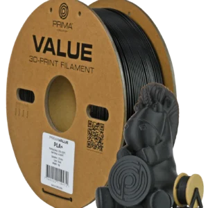 PrimaValue PLA+ - Matte Black - 1.75 - 1kg