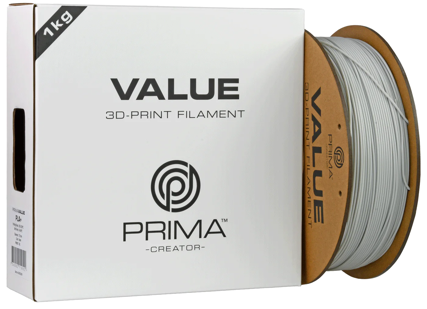Additional view of PrimaValue PLA+ High Speed Grey - 1.75mm - 1kg