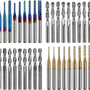 TwoTrees End Mills for CNC - 40pcs