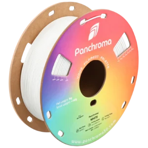 White spool of Polymaker Panchroma CoPE 3D printer filament