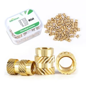 Mintion M2 x 4mm x 3.6mm Threaded Insert Set - 70 pcs