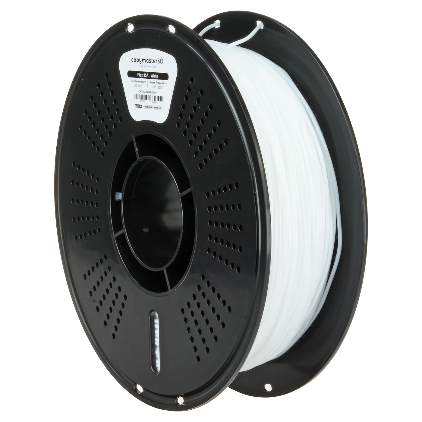 Additional view of Copymaster3D Flex 95A - White - 1.75mm - 800G