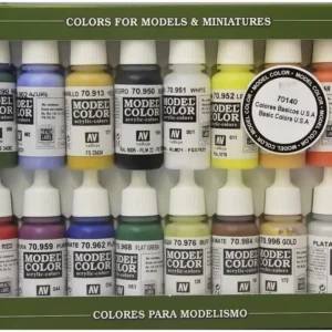 Vallejo Acrylic Model Color Set U.S.A Basic (16)