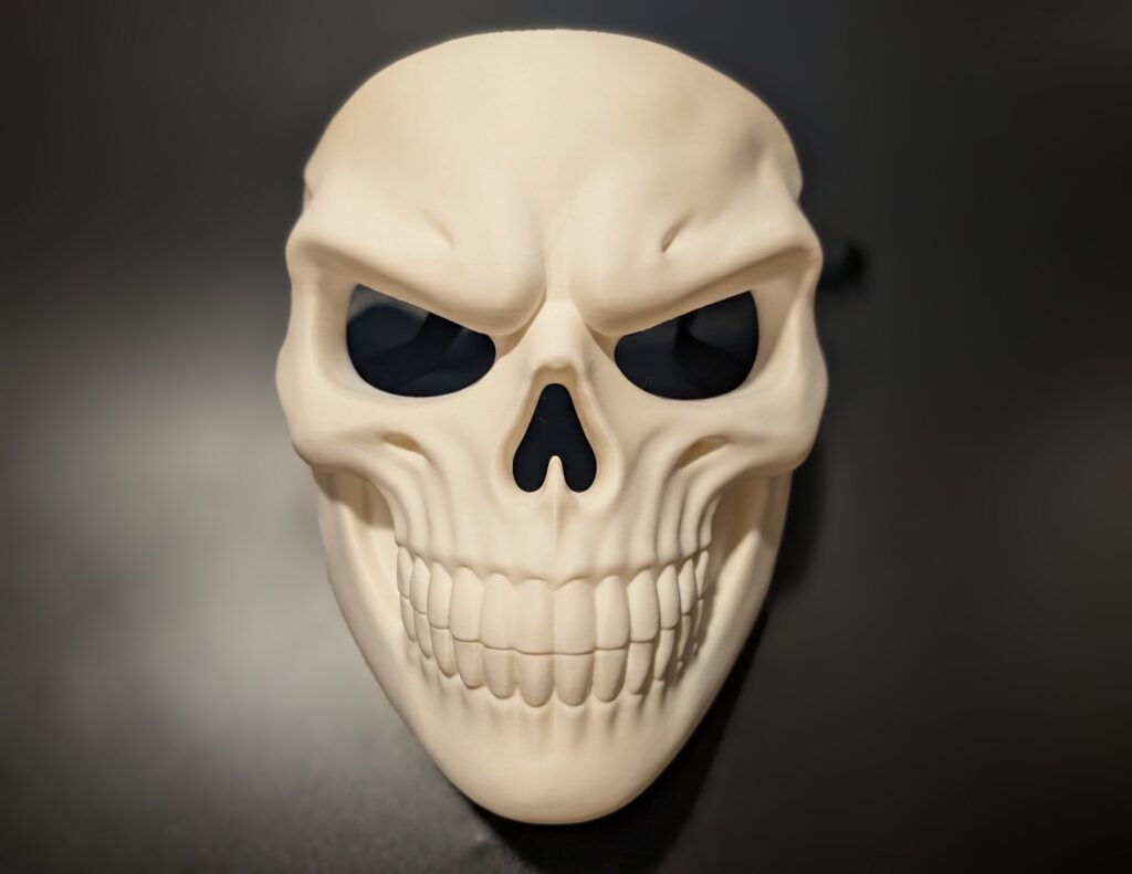 Grinning Skull Full-Face Mask