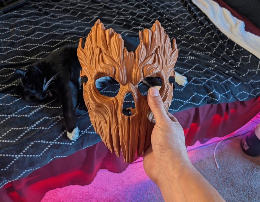 Skullbark Wood Spirit Mask - Image 6