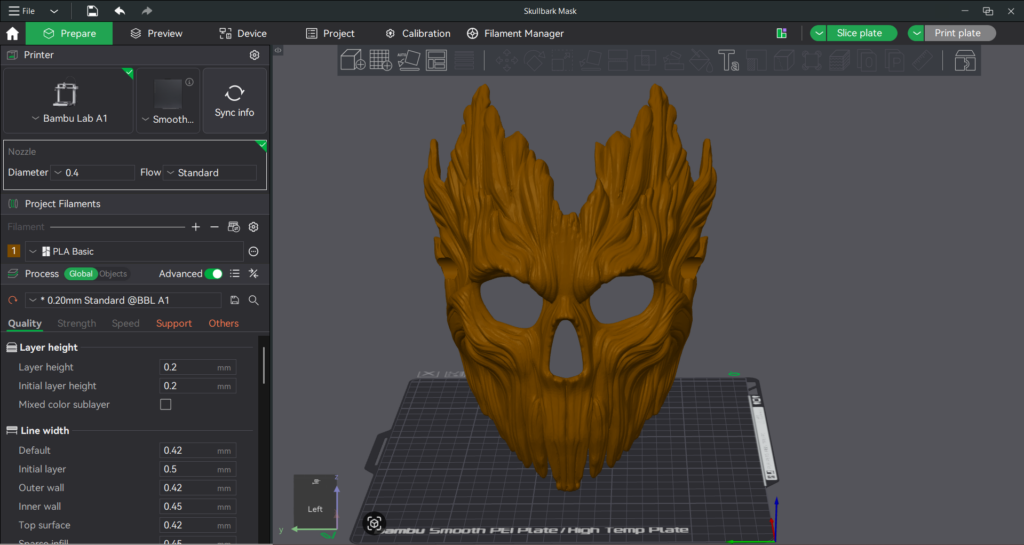 Skullbark Wood Spirit Mask - Image 7