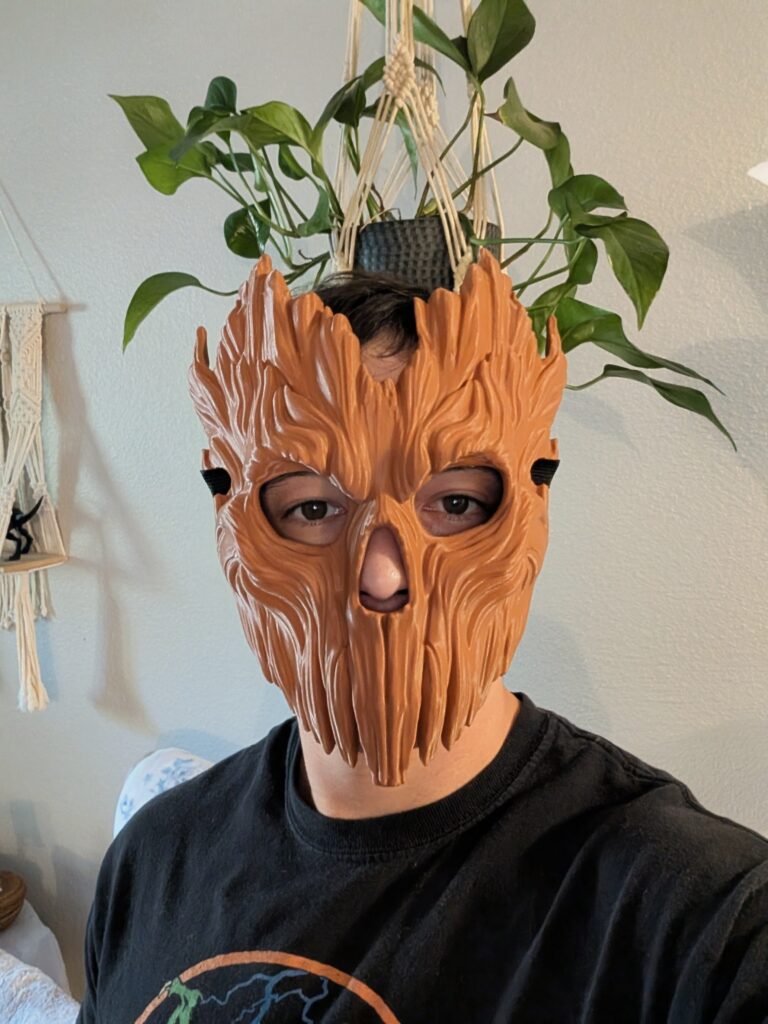 Skullbark Wood Spirit Mask - Image 4